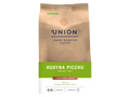 Union Hand-Roasted Coffee package with 'Huayna Picchu' branding on a white background