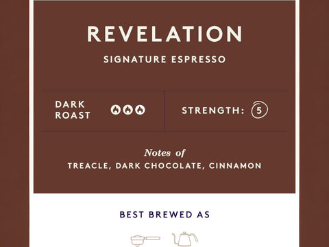 Union Revelation Espresso Blend Whole Bean Coffee - 200g