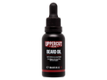 Uppercut Deluxe Beard Oil 30ml front view of beard conditioning oil bottle with branding