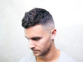 Uppercut Deluxe Clay 70g styled textured hairstyle example with natural matte finish
