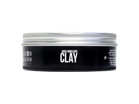 Uppercut Deluxe Clay 70g side view of hair styling clay tin with branding