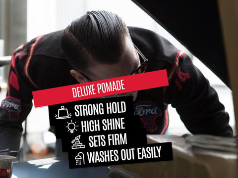 ppercut Deluxe Pomade 300g medium hold high shine water based hair styling product