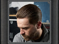 Uppercut Deluxe Resin and Rose Pomade 100g styled slick back hairstyle example with high shine finish