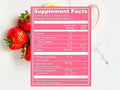 Vital Proteins Beauty Collagen strawberry lemon powder tub 271g supplement facts and ingredients