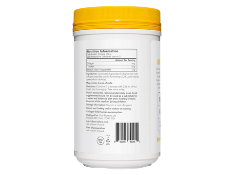 Vital Proteins Collagen Creamer vanilla powder tub 305g barcode