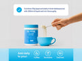 How to use image: Vital Proteins collagen peptides unflavoured powder 284g mixing instructions