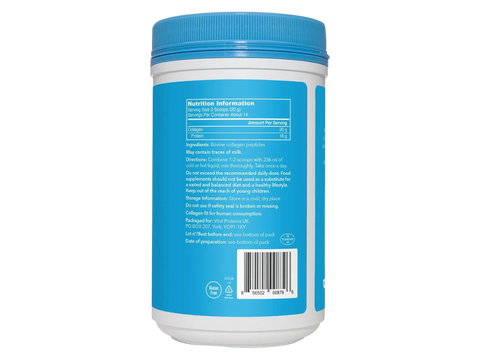 Vital Proteins Collagen Peptides unflavoured powder tub 284g barcode