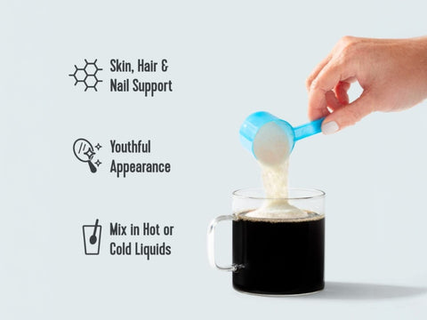 Vital Proteins Collagen Peptides unflavoured powder tub 284g how to use instructions