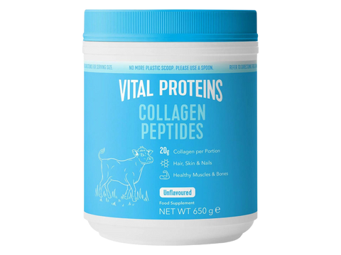Vital Proteins Collagen Peptides unflavoured powder tub 650g front label