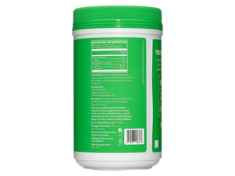 Vital Proteins Matcha Collagen matcha powder tub 341g barcode