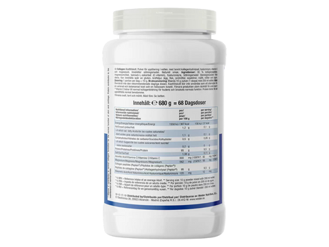 Weider Collagen Peptides Powder (680g) nutrition facts