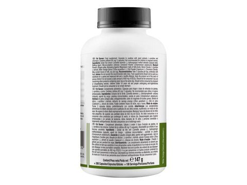 Weider Fat Burner Green Tea Extract – 300 Capsules ingredients