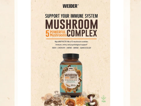 WEIDER Mushroom Complex – 180 Vegan Capsules