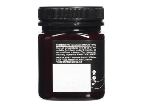Watson & Son Black Label Manuka Honey MGS15+ (MGO500) 250g jar ingredients