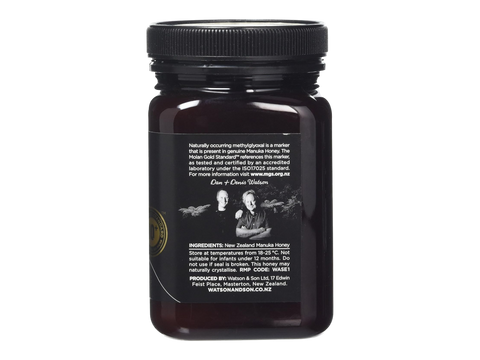 Watson & Son Black Label Manuka Honey MGS15+ (MGO500) 500g jar ingredients
