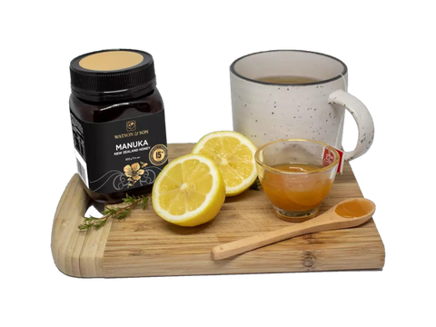Watson & Son Black Label Manuka Honey MGS15+ (MGO500) 500g Manuka honey texture close-up