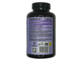 Supplement facts panel and ingredients list for Weider Bed Time Natural Complex capsules on white background.