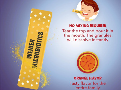 How to Use: Weider Microbiotics Probiotic - 15 Live Strains with Vitamin C - 60 Sachets 