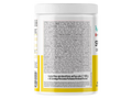 Container with nutritional information on a white background
