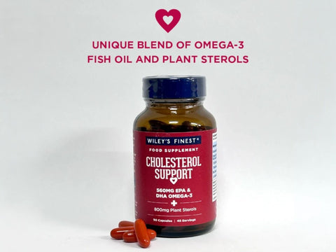 Wiley's Finest Omega-3 Fish Oil with Plant Sterols - 90 Softgels