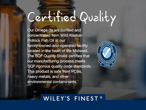 Wiley's Finest Omega-3 Fish Oil with Plant Sterols 