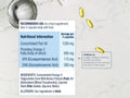 Wiley's Finest Peak DHA wild Alaskan fish oil softgels supplement facts panel 60 softgels