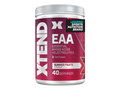 Container of Xtend EAA supplement with a red and white design on a white background