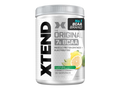 Container of Xtend BCAA supplement with lemon lime flavor on a white background