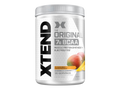 Container of XTEND BCAA supplement with a white background