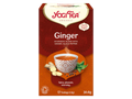 Yogi Tea Ginger tea box on a white background
