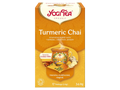 Yogi Tea Turmeric Chai packaging on a white background