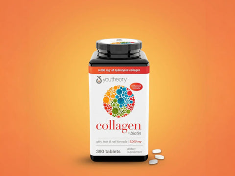 Youtheory Collagen + Biotin – 390 Tablets
