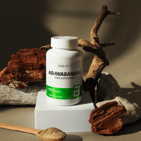BiotechUSA Ashwagandha with 3.675mg Withanolides - 60 Capsules