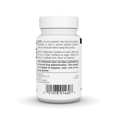 Barcode image: Source Naturals Tribulus Extract 750mg tablets bottle barcode 30 count