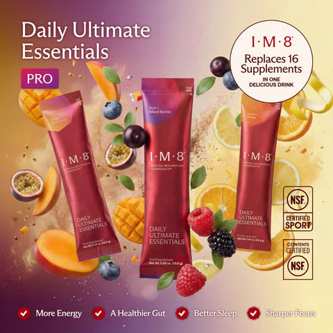 IM8 Daily Ultimate Longevity & Daily Ultimate Essentials 60 Sachets Starter Kit