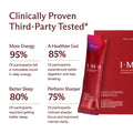 IM8 Daily Ultimate Essentials supplement facts and ingredients label 30 sachets