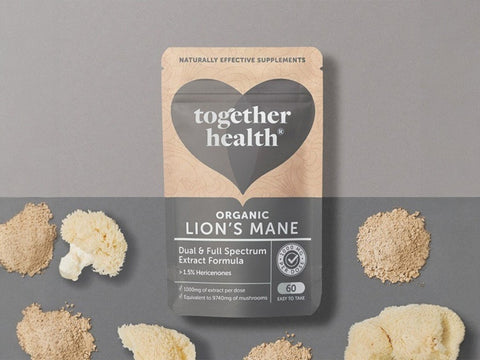 Together Health Lion’s Mane Mushroom Supplement – 60 Capsules