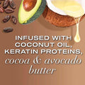 OGX Brazilian Keratin Smooth Conditioner ingredients and directions label