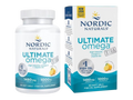 Nordic Naturals Ultimate Omega Xtra fish oil supplement shown as a white bottle and matching retail box on a plain white background.