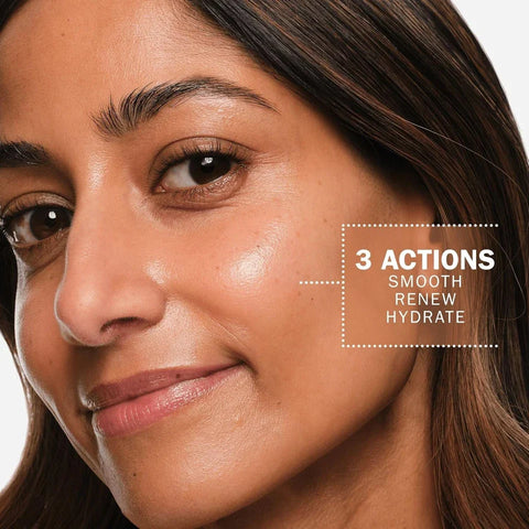 Olay Retinol24 Hydrating Night Serum 3 actions.