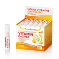 Swedish Nutra Vitamin C D3 K2 Zinc Probiotic Shots Orange 30 x 25ml