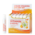 Swedish Nutra Vitamin C D3 K2 Zinc Probiotic Shots Orange 30 x 25ml